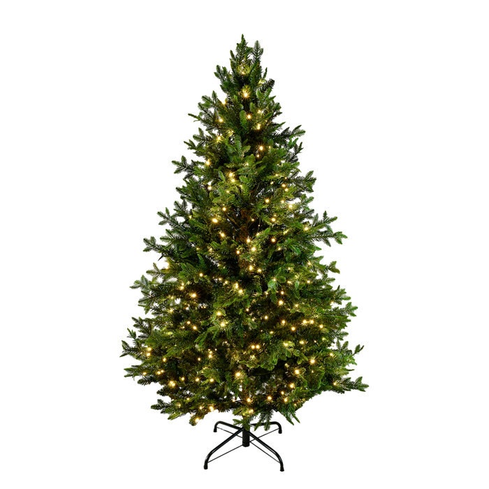 The Holiday Aisle® 5' Lighted Faux Pine Christmas Tree Wayfair